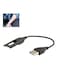 Generic USB Charging Cable For Fitbit Flex 21cm Black/Silver
