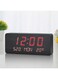 Generic 1501 Wooden Clock With Perpetual Calendar For Desk And Shelves