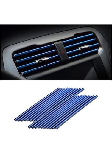 Generic 20 Pieces Car Air Conditioner Decoration Strip For Vent Outlet