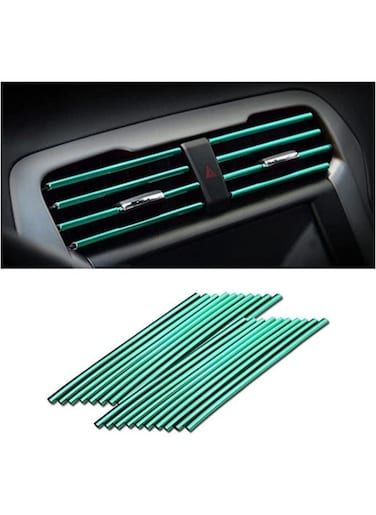 Generic 20 Pieces Car Air Conditioner Decoration Strip For Vent Outlet