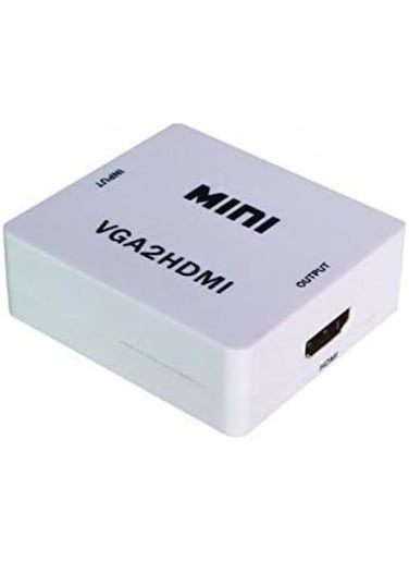 Generic VGA To HDMI Mini HD 1080P 3.5mm Audio VGA To HDMI HD HDTV Video Converter Box Adapter VGA2HDMI For PC Laptop Dispaly Projector