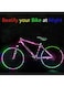 Generic 5 Pieces Safety Reflective Warning Stickers Self-Adhesive DIY Rim Outdoor Lighting Sticker Waterproof Reflective Adhesive Tape Stripe, For Bike, Motorcycle, Car, Bicycle Decoration