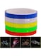 Generic 5 Pieces Safety Reflective Warning Stickers Self-Adhesive DIY Rim Outdoor Lighting Sticker Waterproof Reflective Adhesive Tape Stripe, For Bike, Motorcycle, Car, Bicycle Decoration