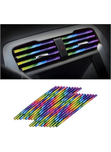 Generic 20 Pieces Car Air Conditioner Decoration Strip For Vent Outlet