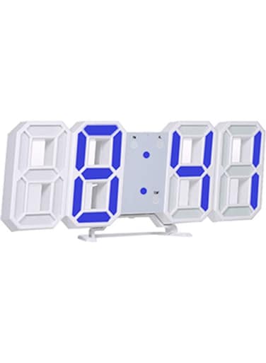 Generic 3D LED Digital Clock Multicolour 29.00x4.50x10.00cm