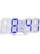 Generic 3D LED Digital Clock Multicolour 29.00x4.50x10.00cm