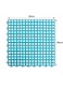 Generic 4 Pieces PVC Non-Slip Shower Mat Bathroom Square For Kitchen And Toilet