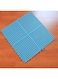 Generic 4 Pieces PVC Non-Slip Shower Mat Bathroom Square For Kitchen And Toilet