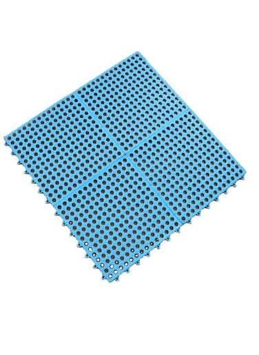 Generic 4 Pieces PVC Non-Slip Shower Mat Bathroom Square For Kitchen And Toilet