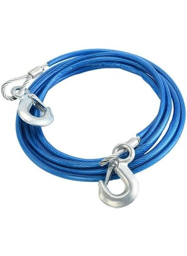 Generic 4M Emergency Steel Tow Rope With Hook For Car