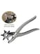 Generic Professional Heavy Duty Leather Hole Punch - Revolving Leather Belt Hand Hole Puncher Punch Pliers