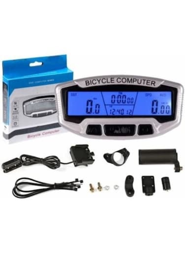 Generic Bike Speedometer Portable LCD Bike Computer Large Screen