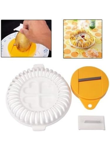 Generic DIY Microwave Oven Baked Homemade Chips Maker Machine Device With Slicer And Plate