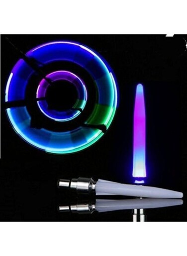 Generic 2 Pieces LED Car Bike Motorcycle Wheel Tire Valve Stem Light