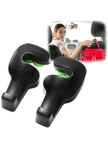 Generic 2 Pieces Car Headrest Hooks For Purse And Bag For Front And Rear Seat Headrest