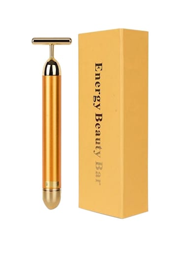 Generic 24K Golden Pulse Facial Massager Gold