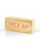 Generic Multifunction Wooden LED Alarm Clock With Date Time Display