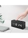 Generic Multifunction Wooden LED Alarm Clock With Date Time Display