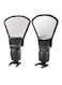Generic 2 Pieces Speed Lite Flash Diffuser Softbox Silver/White Reflector Photography