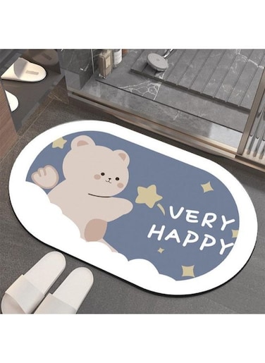 Generic Soft And Comfortable Absorbent Doormat, Super Absorbent, Non-Slip, Super Soft Absorbent Bath Mat For Bathroom Doors, Interior, Kitchen