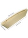 Generic 2 Pieces Car Seat Gap Organizer Car Seat Gap Filler PU Leather Car Storage Box Universal Fit In Between