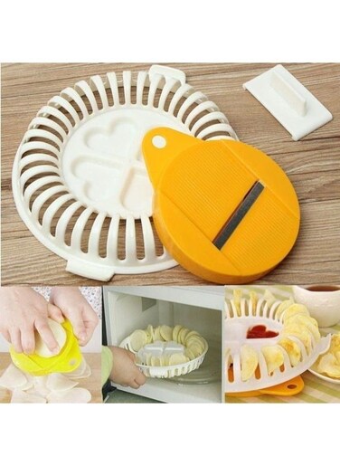 Generic Kitchen Microwave Vegetable Crisp Chip Slicer Maker