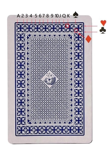 Generic Marked Deck Playing Cards Magic Props For Stage Show