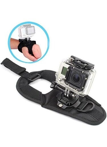 Generic 360 Degree Rotation Glove Style Band Wrist Strap Mount Strip Belt For GoPro