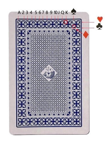 Generic Marked Deck Playing Cards Magic Props For Stage Show