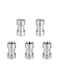 Generic 5-Piece Convert Screw Adapter For Tripod Silver