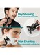 Generic Electric Razor For Men, Wet Dry IPX7 Waterproof, 4 In 1 Rotary Shavers Beard Nose Mustache Trimmer Face Cleaning Brush