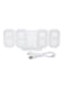 Generic 8 Shaped Large Modern Design Digital LED Display Wall Desktop Table Clocks White