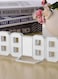 Generic 8 Shaped Large Modern Design Digital LED Display Wall Desktop Table Clocks White