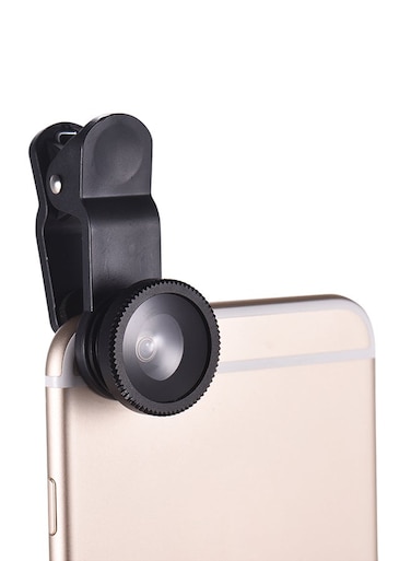 Generic 4-In-1 Clip On Mobile Lens Black