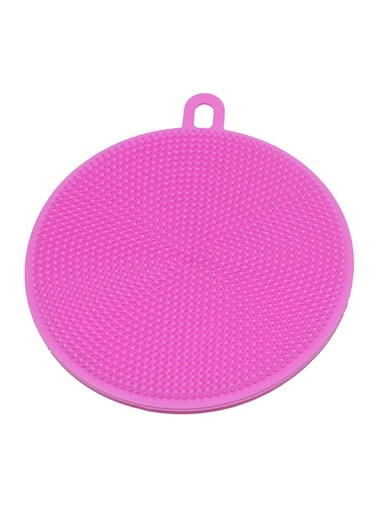 Generic Silicone Multi-Purpose Cleaning Brush Pink 13cm