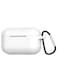 Generic Protective Charging Case Cover With Hook For Apple AirPods Pro Arctic White