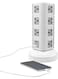 Generic 4 Layers Universal Vertical Multi Plug Tower Extension With USB Port