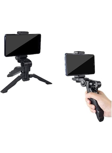 Generic Photography Mobile Holder Mini Tripod Camera Stand With Horizontal And Vertical Rotation