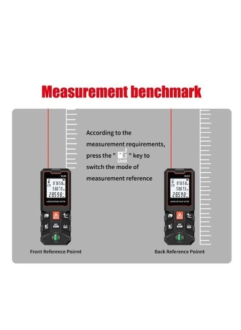 Generic 100M Laser Distance Meter Digital Laser Range Finder Distance Area Volume