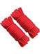 Generic 2 Roll 5M Soft Cotton Rope, Natural Durable Long Cotton Rope For Crafts Wall Hangings Plant Hangers Knotting