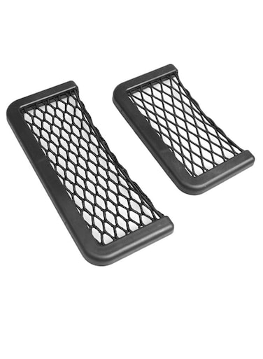 Generic 2-Piece Car Seat Side Back Storage Net Pocket Set