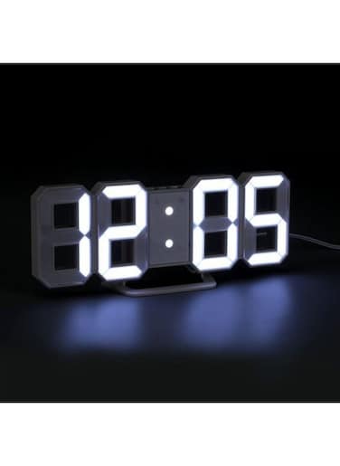 Generic Digital Wall Clock Table Desktop Alarm Clock Adjustable Luminance Nightlight For Home Living Room Office