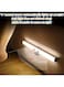 Generic 200mm Wireless Motion Sensor White LED Light Bar LED Wireless Motion Sensor Cabinet Light With Wireless Magnetic USB Rechargeable Night Lamp