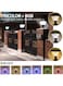 Generic 10W Solar LED Lights For Home Outdoor Garden Waterproof Wall Gate Decorative Lamp With Remote Control