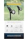 Generic 4 Pieces RGB Solar Lights Outdoor LED Ground Lawn Lamp Waterproof Outdoor Lights Landscape Spotlights Garden Decoration