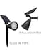 Generic 4 Pieces RGB Solar Lights Outdoor LED Ground Lawn Lamp Waterproof Outdoor Lights Landscape Spotlights Garden Decoration