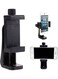 Generic Tripod Mount/Cell Phone Clipper Vertical Bracket Smartphone Clip Holder 360 Adapter For Mobile Black