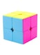 Generic 2 x 2 x 2 Classic PVC Sticker Block Puzzle Speed Rubiks Magic Fidget Cubes For Children