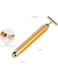 Generic Golden T-Shape Pulse Sign Face Massage Tools For Sensitive Skin Face Pull Tight Firming Lift