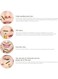 Generic Golden T-Shape Pulse Sign Face Massage Tools For Sensitive Skin Face Pull Tight Firming Lift